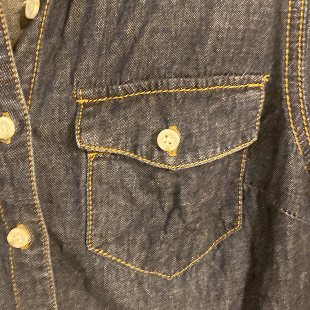 Denim Button-Down Shirt - Picture 5 of 7